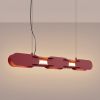 Suspensions Acier Bordeaux LED 1 Chain