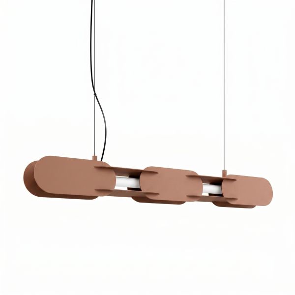 Suspensions Acier Moka LED 1 Chain