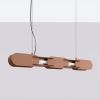 Suspensions Acier Moka LED 1 Chain