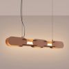 Suspensions Acier Moka LED 1 Chain