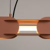 Suspensions Acier Moka LED 1 Chain