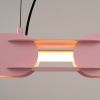 Suspensions Acier Rose LED 1 Chain