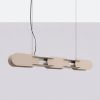 Suspensions Acier Taupe LED 1 Chain