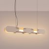 Suspensions Acier Taupe LED 1 Chain