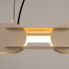Suspensions Acier Taupe LED 1 Chain
