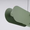 Suspensions Acier Vert Olive LED 1 Chain