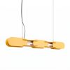 Suspensions Acier Jaune LED 1 Chain