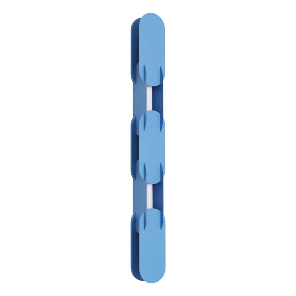 Appliques murales Acier Bleu LED 1 Chain