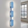 Appliques murales Acier Bleu LED 1 Chain