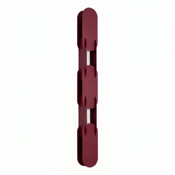 Appliques murales Acier Bordeaux LED 1 Chain