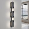 Appliques murales Acier Noir LED 1 Chain
