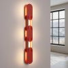 Appliques murales Acier Rouge LED 1 Chain