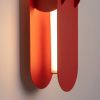 Appliques murales Acier Rouge LED 1 Chain