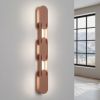 Appliques murales Acier Moka LED 1 Chain