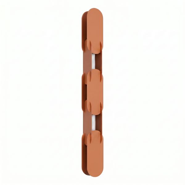 Appliques murales Acier Ocre Rouge LED 1 Chain
