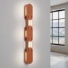 Appliques murales Acier Ocre Rouge LED 1 Chain
