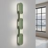 Appliques murales Acier Vert Olive LED 1 Chain