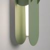 Appliques murales Acier Vert Olive LED 1 Chain