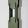 Appliques murales Acier Vert Olive LED 1 Chain