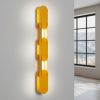 Appliques murales Acier Jaune LED 1 Chain
