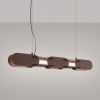 Suspensions Acier Marron LED 1 Chain