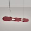 Suspensions Acier Bordeaux LED 1 Chain
