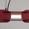 Suspensions Acier Bordeaux LED 1 Chain