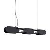 Suspensions Acier Noir LED 1 Chain