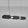Suspensions Acier Noir LED 1 Chain