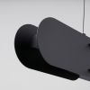 Suspensions Acier Noir LED 1 Chain