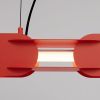 Suspensions Acier Rouge LED 1 Chain