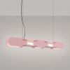 Suspensions Acier Rose LED 1 Chain