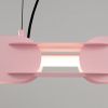 Suspensions Acier Rose LED 1 Chain