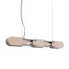 Suspensions Acier Taupe LED 1 Chain