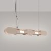 Suspensions Acier Taupe LED 1 Chain