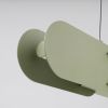Suspensions Acier Vert Olive LED 1 Chain