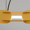 Suspensions Acier Jaune LED 1 Chain