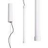 Suspensions Acier Blanc LED 1 Trang