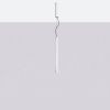 Suspensions Acier Blanc LED 1 Trang