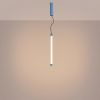 Suspensions Acier Bleu LED 1 Trang