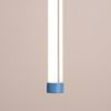 Suspensions Acier Bleu LED 1 Trang