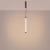 Suspensions Acier Bordeaux LED 1 Trang
