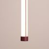 Suspensions Acier Bordeaux LED 1 Trang