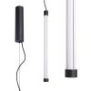 Suspensions Acier Noir LED 1 Trang
