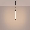 Suspensions Acier Noir LED 1 Trang