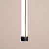 Suspensions Acier Noir LED 1 Trang