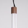 Suspensions Acier Moka LED 1 Trang