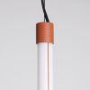 Suspensions Acier Ocre Rouge LED 1 Trang