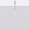 Suspensions Acier Taupe LED 1 Trang