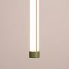 Suspensions Acier Vert Olive LED 1 Trang